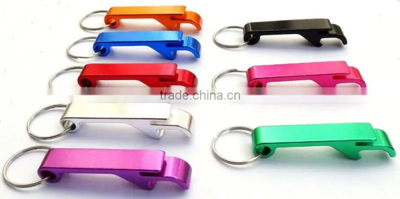 promotion gift Key chain with Metal bottle can openers
