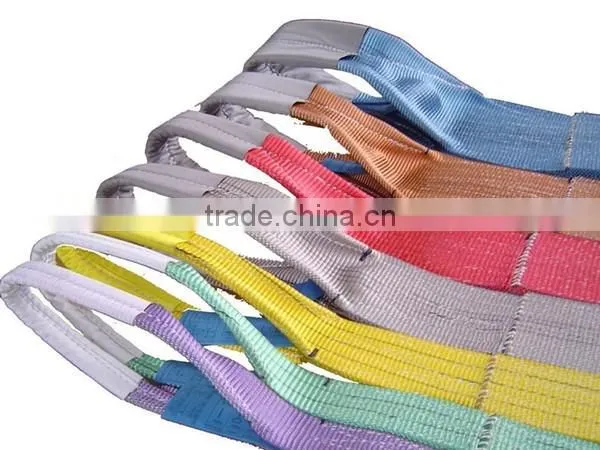 10 ton web sling/polyester sling/flat webbing sling
