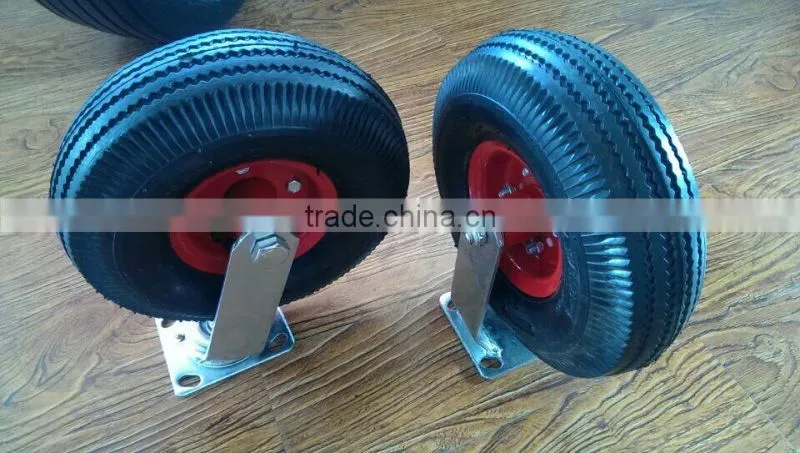 qingdao high quality small rubber caster wheels 4.10/3.50-4