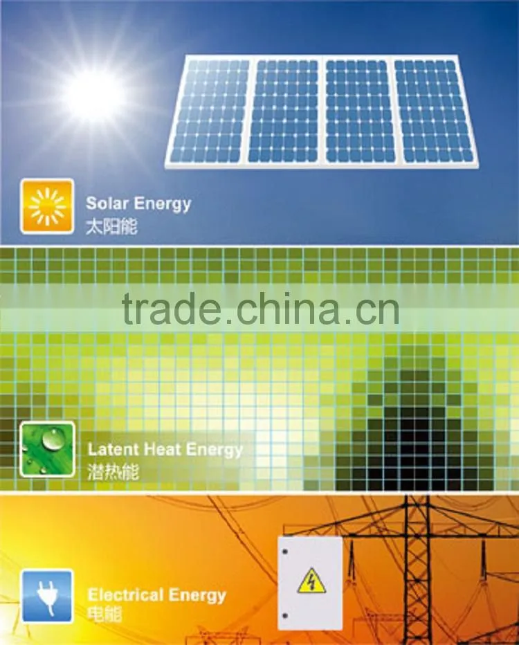 Solar power evaporative air cooler for factory air cooling
