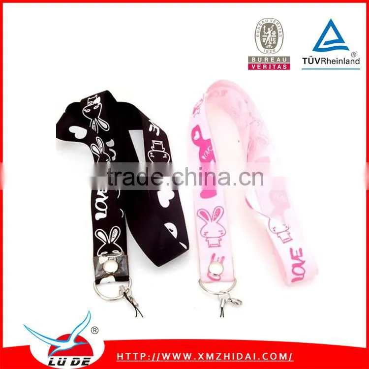 2015 hot sale neck lanyard mobile neck strap, key holder,key lanyard
