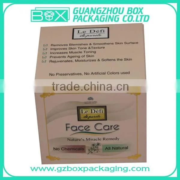 cheap paper facial cream box