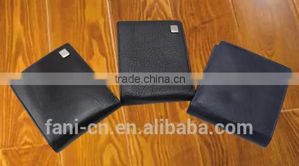 Three design multiple card holder mens leather wallets with coin pocket for boys