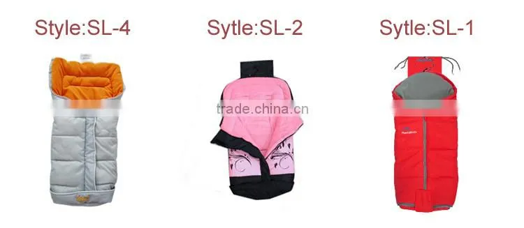 2014 the best quality soft baby pushchair footmuff sleeping bag