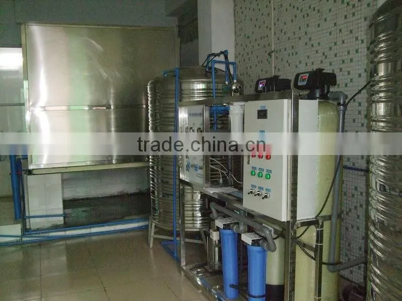 Pure water making machine for drinking ice plant