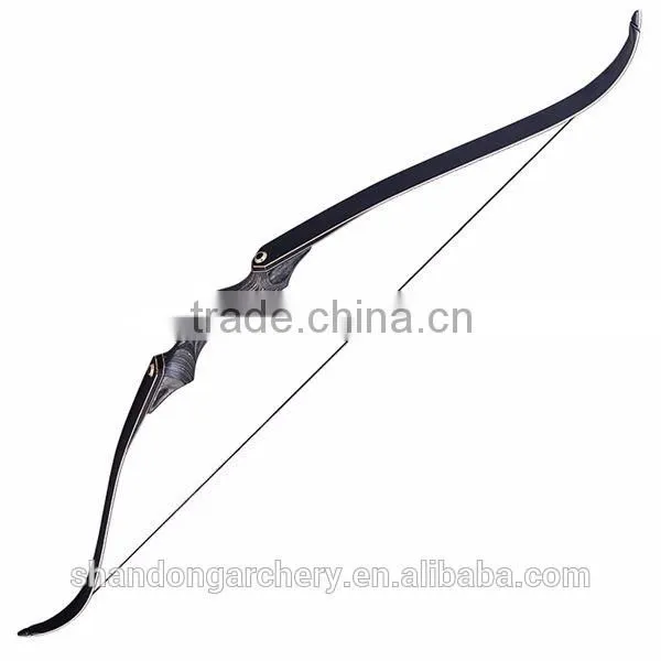 2016 new archery black wood recurve bow hunting for adult