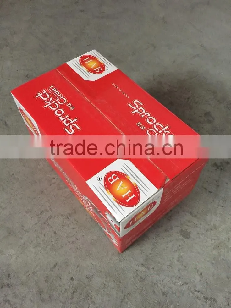 High Quality CD70 OEM motorcycle driving chain & sprocket kit Motorcycle Chain Kit & Motorcycle Sprocket Kit