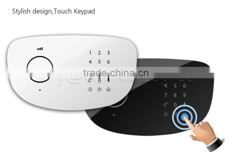 Free APP operated Touch Keypad professional alarm system for Home/Residential Easy to DIY