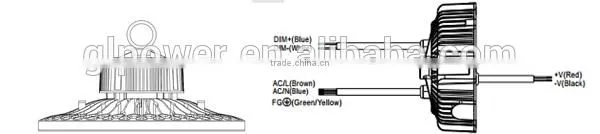 New ETL DLC high bay light competitive price led warehouse lighting fixtures