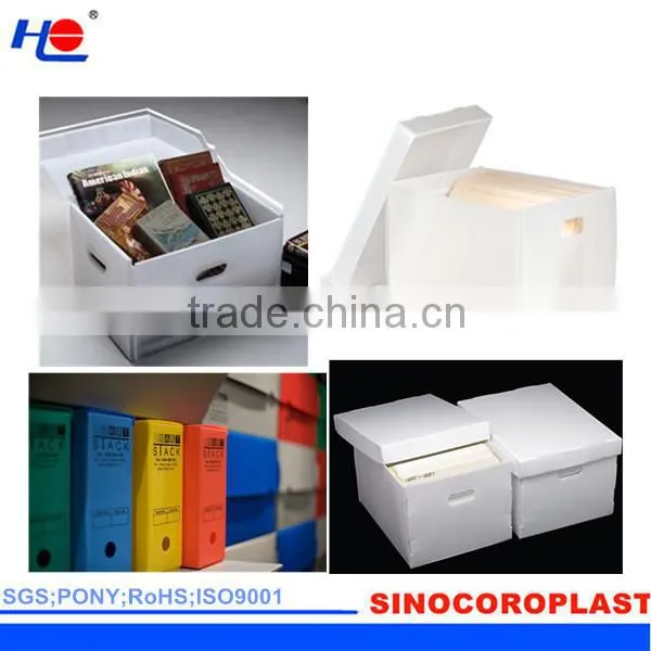 Water Proof Documents Stroage PP Corrugated Box