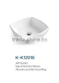 bathroom 650mm ceramic big size counter top wash hand basin