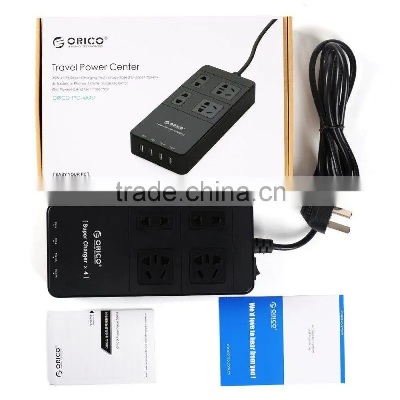 2015 OEM SPT SERIES multifunction USB charger with AC socket,110v-24v extension socket with smart USB charging port