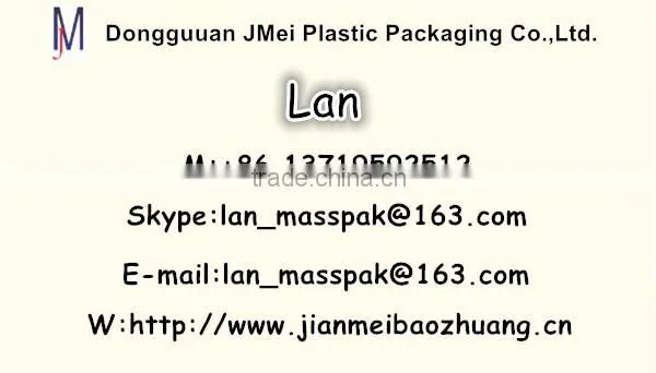 gravure printing food packaging stand up bag with zipper and window