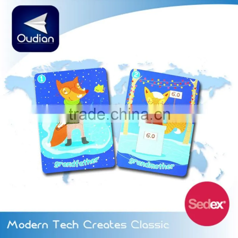 New design high quality memory card paper playing card