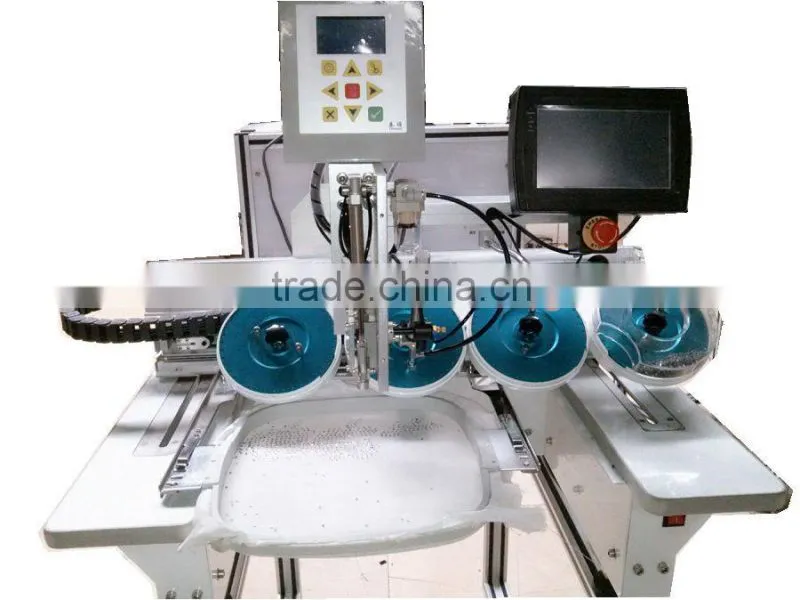 Mini automatic ultrosonic rhinestone setting machine