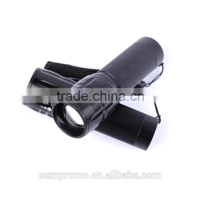 Promotional Mini LED Aluminum LED flashlight with lanyard
