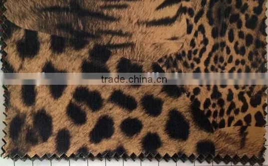 Mercerized Yarn Dyed Cotton Spandex Wave Point Printed Denim Fabric