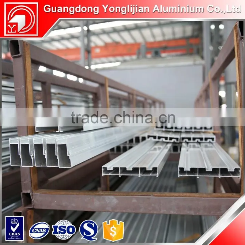 Nice aluminum champagne sliding glass windows&door