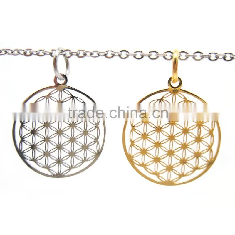 Small Charm 20mm Flower of Life Pendant Jewelry for Earrings