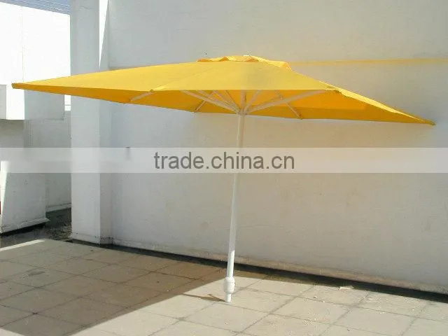 Square advertising sun parasol
