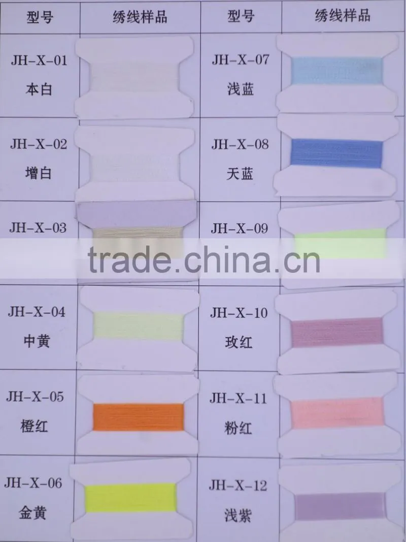 150D/2 100% polyester reflective thread by cone for embriodery