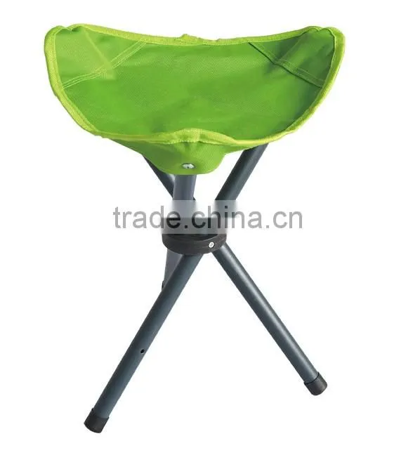 Small folding pocket chair camping chair with pvc fabric