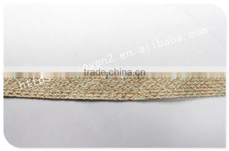 High quality 2.2 cm width muti-colors yarn dyed polyester twill tape wholesale