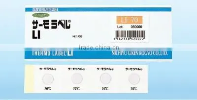 Sticker type color changing temperature sensor/Irreversible/Waterproof