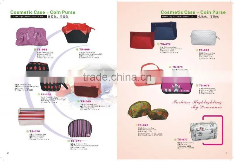 Wholesale Custom Makeup Travel Toiletry bag Promotional Fashion Cosmetic Bags