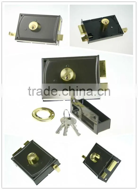 rim door lock mortise door lock