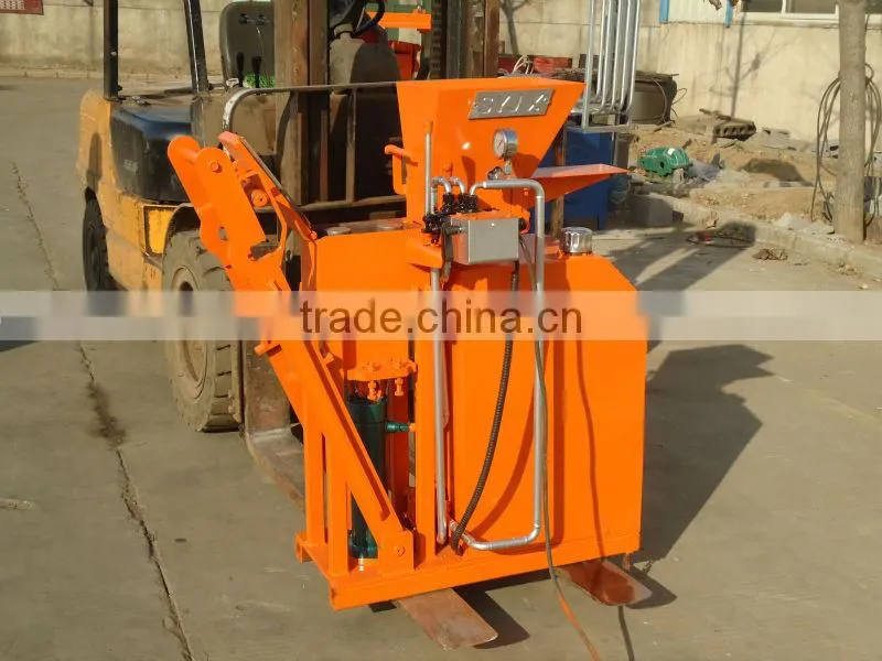 Shengya Brand hydraulic clay interlocking brick machine SY1-25 for build house make fly ash solid block in Africa best selling