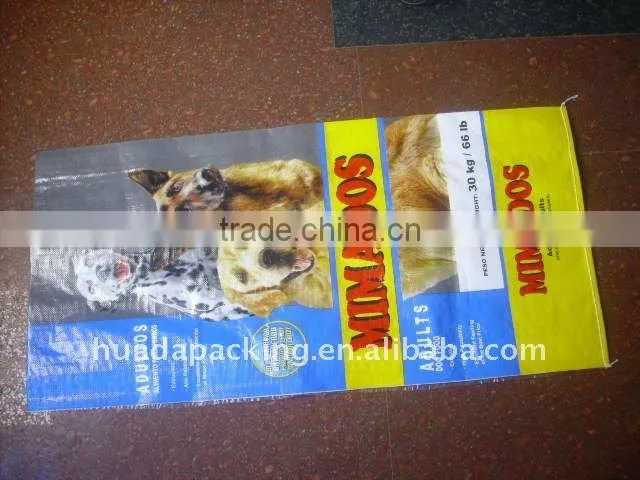 PP Woven laminated bags for dog feed bags