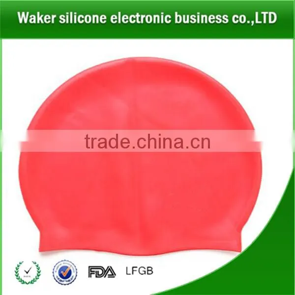2017 hot summer with cool silicone swimming cap