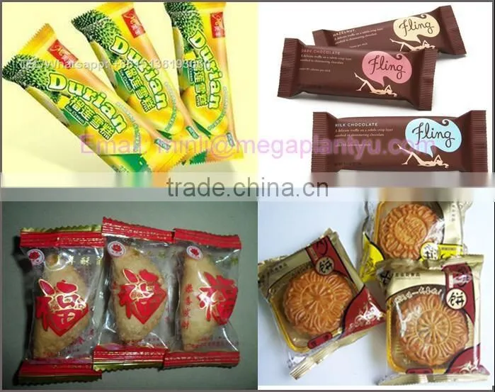 Egg Lrregular shape food sweet candy packing machine with date printing function