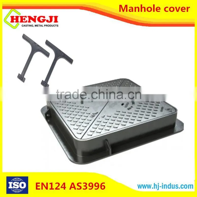 EN124 ISO9001 professional desigh of Ductile Iron Round and square OEM light duty manhole cover