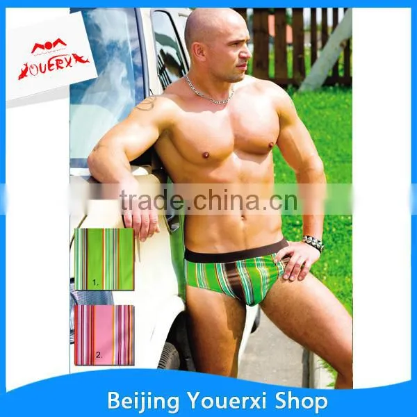 2015 Hot sale sexy boxer briefs mens swimwear