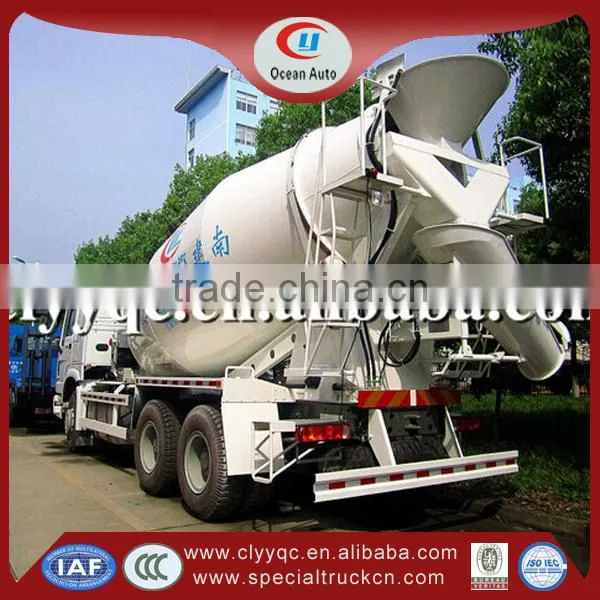 Sinotruk Howo 10m3 concrete mixing truck with 6x4 mixer truck for hot sale