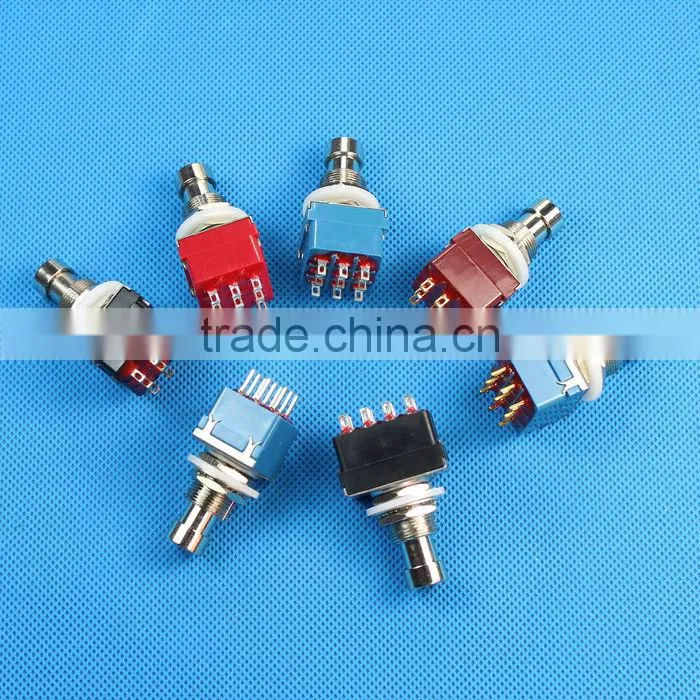 PBS-24B-2 SPST Momentary Stomp Switch