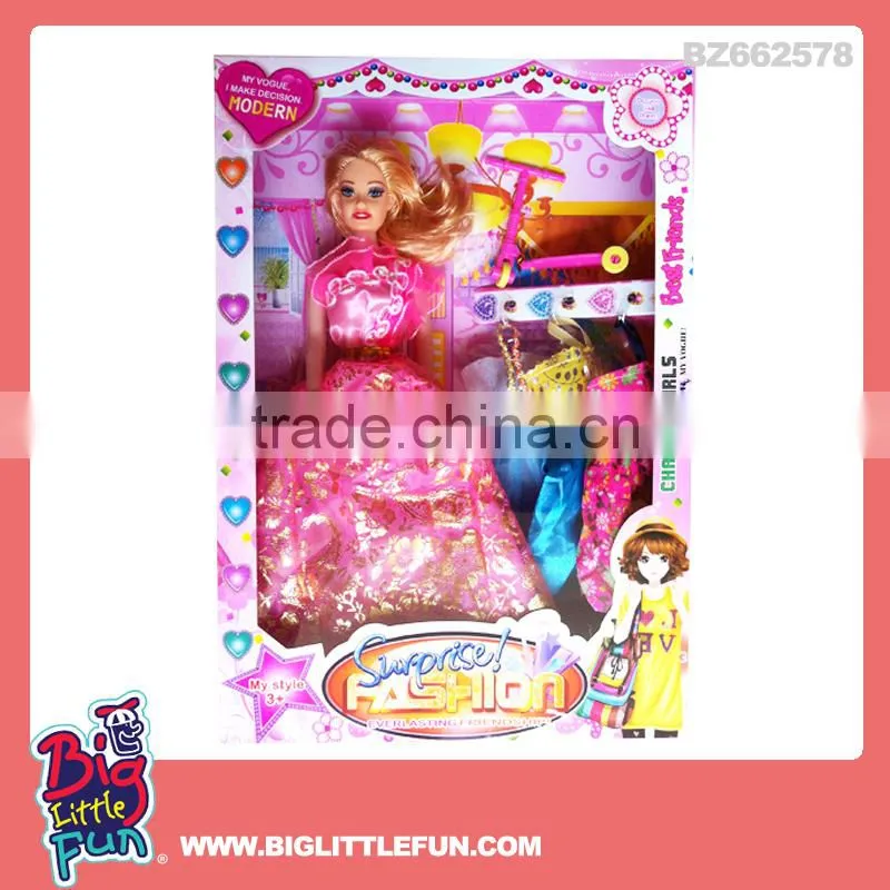 11 inch solid doll toy little girl love doll