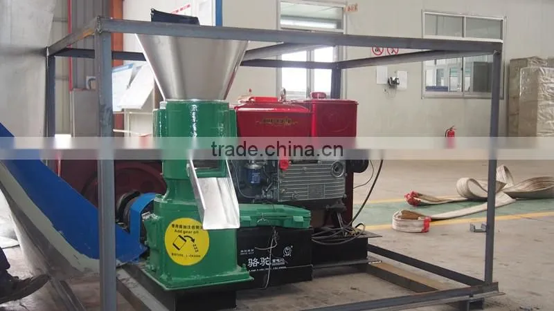 Animal Feed Pellet Production Line / Feed Pellet Mill CE Approved