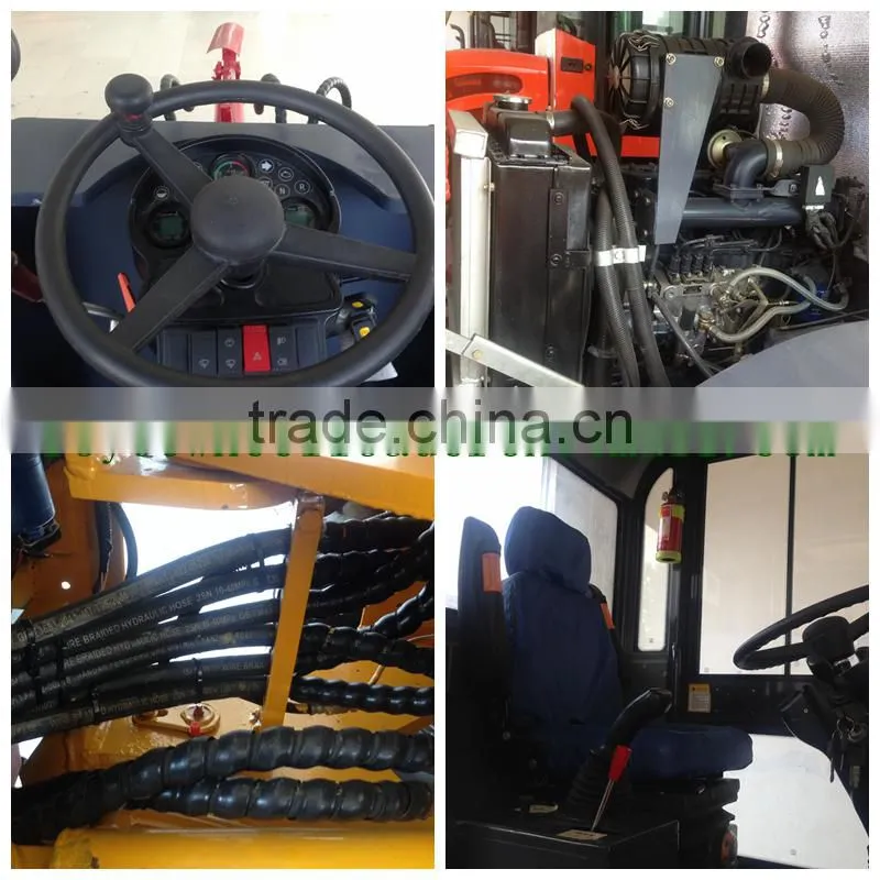 Telescopic Wheel Loader Feeding Animal with CE Commins Engine
