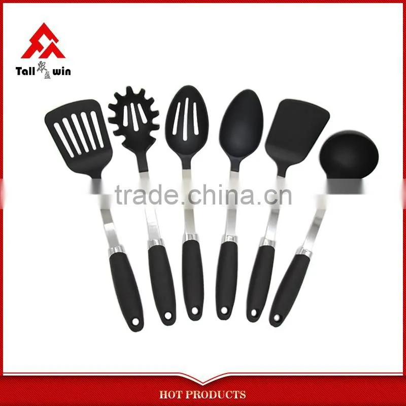Hot promotion non-stick coating nylon names of kitchen utensils