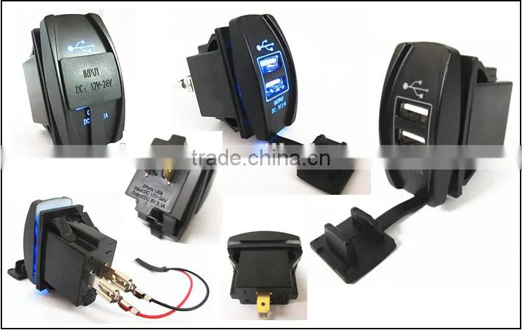 Double USB charger socket DC3.1A