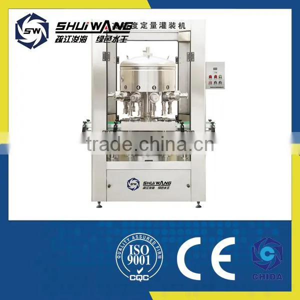 Quality assured glass bottle wine filling and capping machine