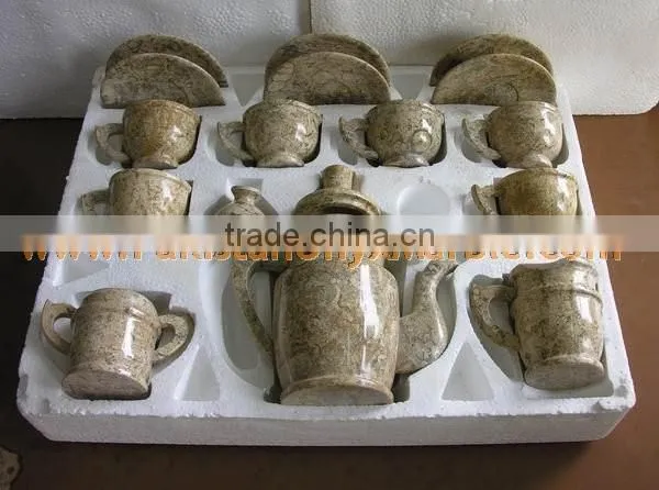 UNIQUE MARBLE TEA SETS HANDICRAFTS