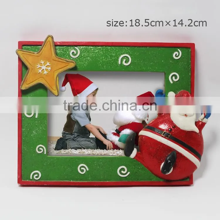 Custom Beautiful Resin Polyresin Christmas Photo Frame