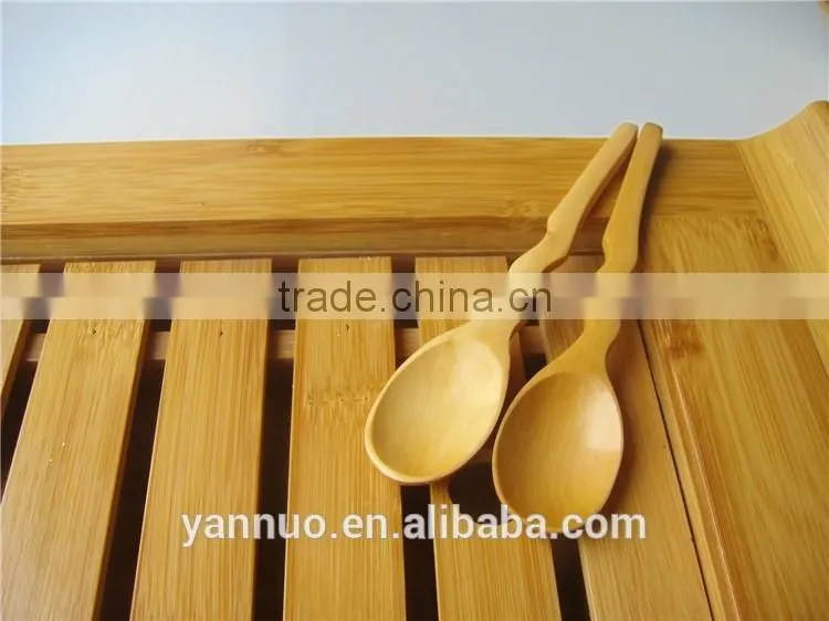 Natural Wood Material ice cream Spoon, Small Wooden Salt Jam Tea Spoons