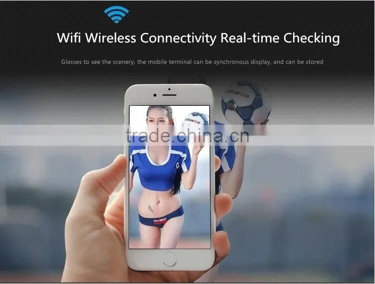 Intelligent Wifi 1080P Full HD Camera Shooting Video Recording 2 In 1 Eyewear Glasses