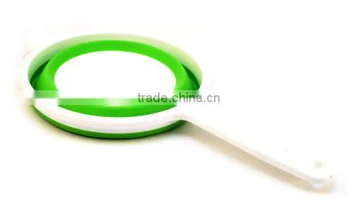 Wholesale Stock Small Order Plastic Handle Folding Flexible Water Ladle