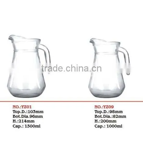 Hotel or home glass ice bucket